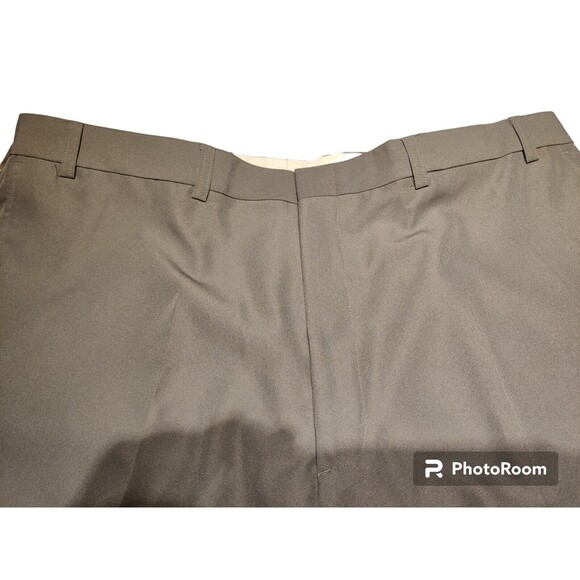 HABAND Men’s Dress Pants/ Gray/ Size 48x28 Polyester/ Flat Front - Picture 4 of 7